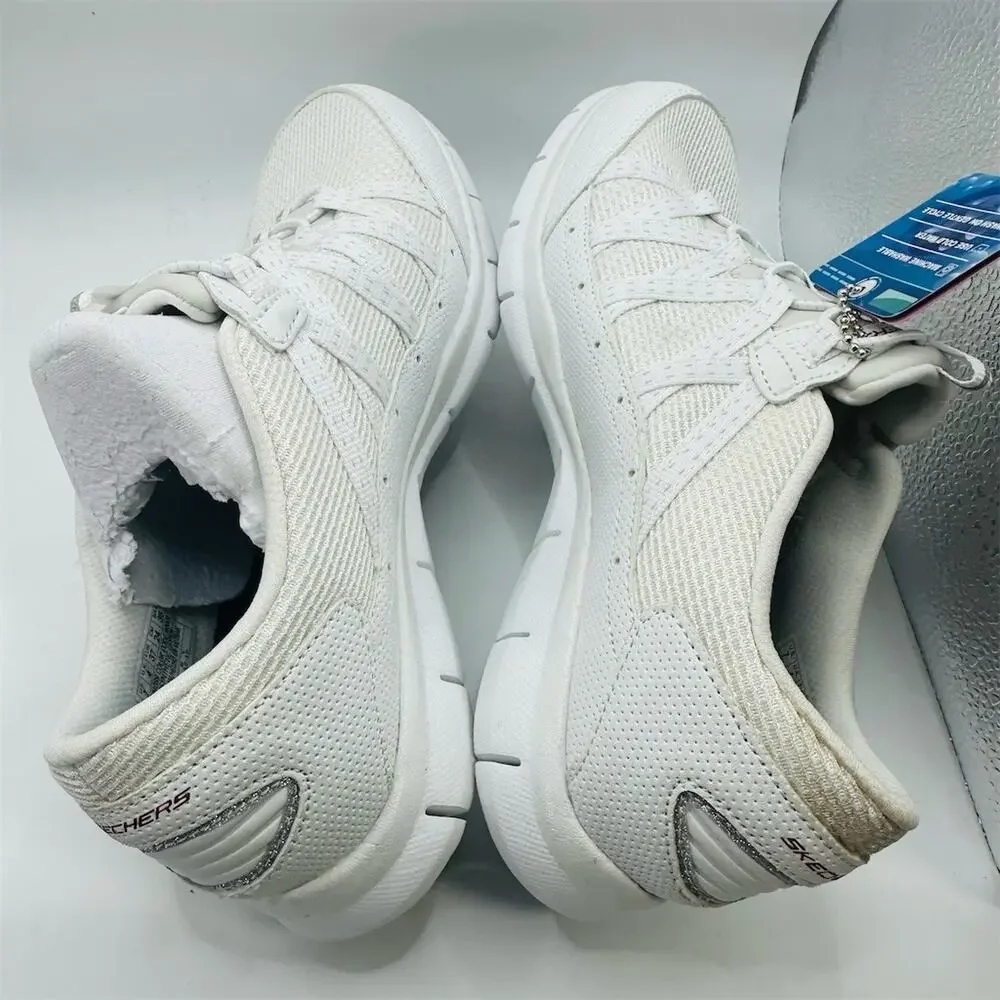 Skechers Hands Free Slip-Ins White Walking Sneakers | Women's Size 7 US | EUC
